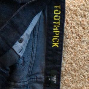 J Crew NWT stretch "toothpick" jeans